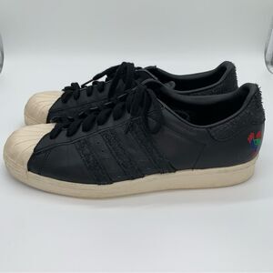 Adidas SuperStar Year of the Rooster Sneakers in Black